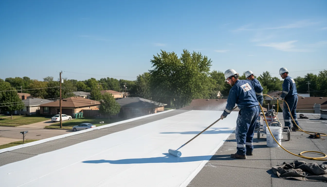 Commercial roof coating in Slatersville, RI near me
